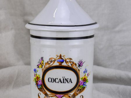 Vintage Cocaina apothecary jar Hot on Sale