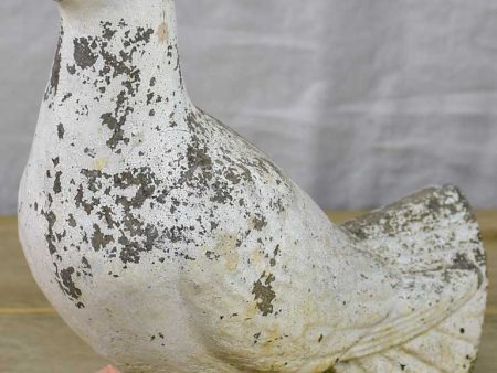 1960 s cement garden sculpture of a white dove Fashion