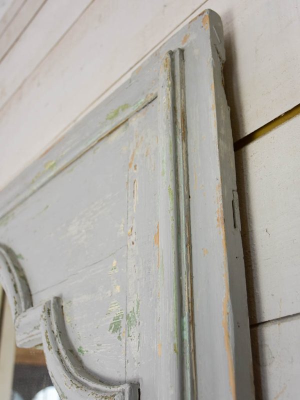 18th-century salvaged boiserie element with mirror 48  x 38½  Online