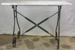 Antique French marble table - butcher s presentation table 25½  x 46¾  x 34¼  Hot on Sale