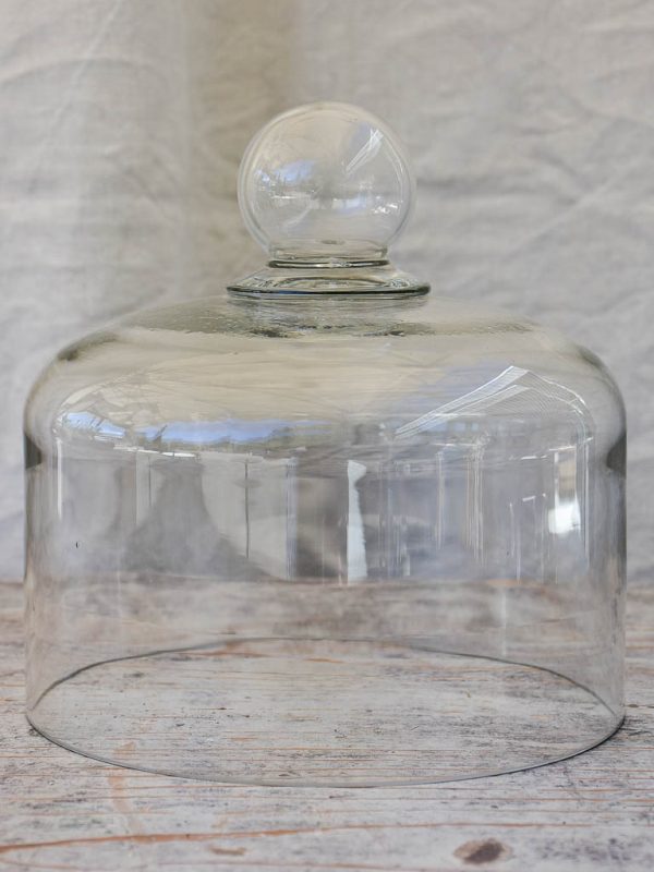 Antique Hand-Blown Glass Globe Cloche Hot on Sale