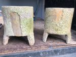 Pair of Faux Bois planters Cheap