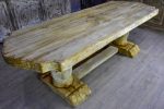 Rustic monastery oak dining table - late 19th   early 20th Century. 98½  x 35½  Hot on Sale