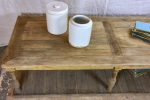 Rustic French coffee table - display table from a boutique 70¾  x 27½  TWO AVAILABLE For Sale