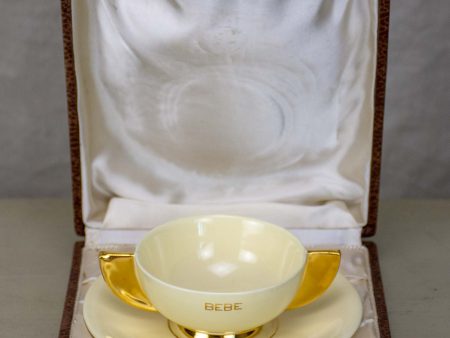 Robj Paris  Bebe  cup, saucer and spoon in original box Sale