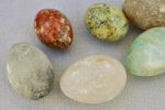 Collection of nine vintage alabaster eggs Hot on Sale