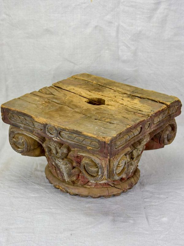 Antique salvaged column capital Hot on Sale