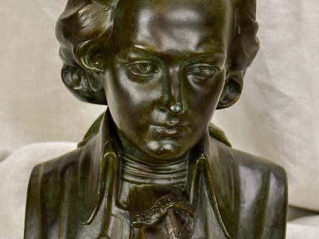 Vintage French bust of Mozart Sale