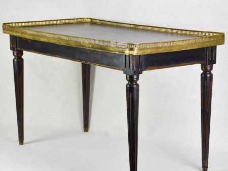 Louis XVI style coffee table with gallery edge 17¼  x 33½  Fashion