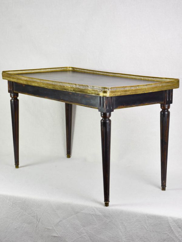 Louis XVI style coffee table with gallery edge 17¼  x 33½  Fashion