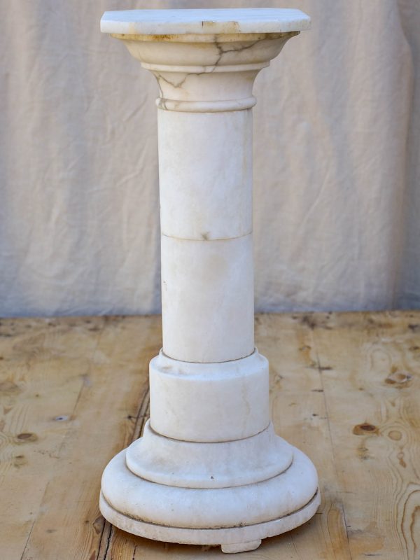 Antique marble pedestal Discount