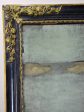 19th-century French mirror with black and gold frame 25½  x 30¾  For Discount