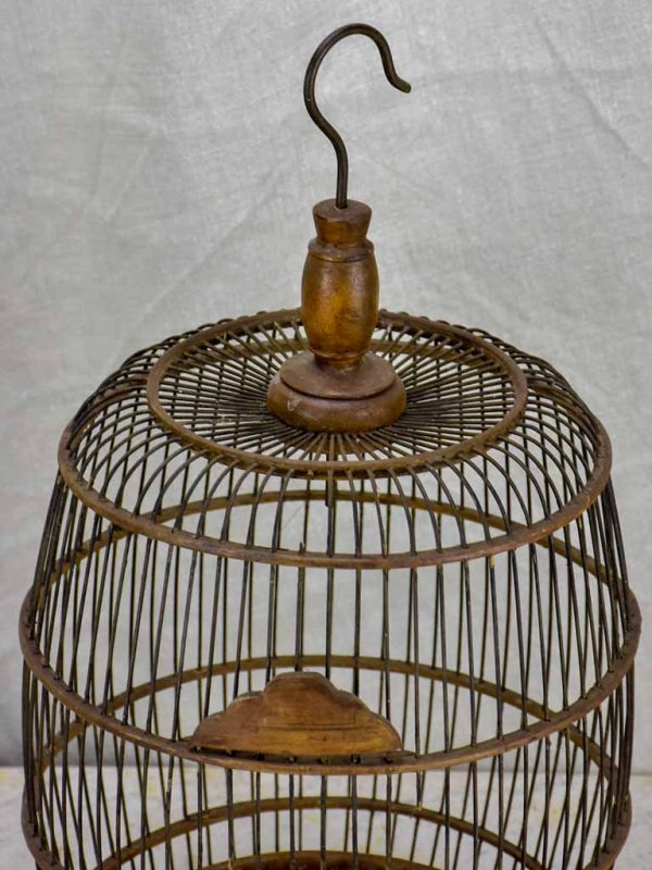 Antique round birdcage For Discount