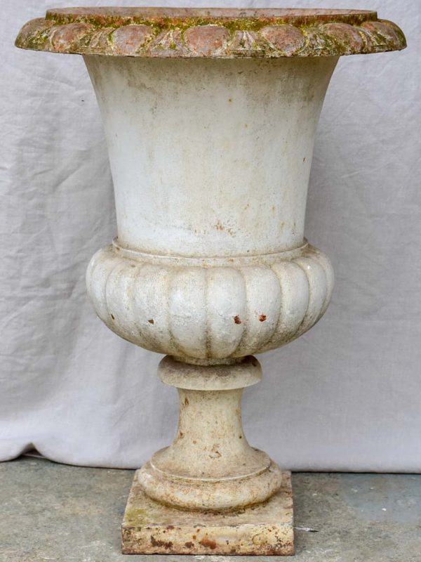 Extra large antique French cast iron Medici urn 31½  Sale