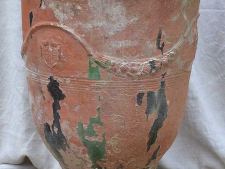 Large antique terracotta Anduze urn 31  Online Sale