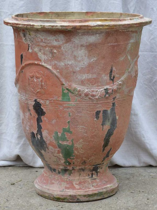 Large antique terracotta Anduze urn 31  Online Sale