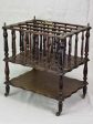 Antique French magazine rack on casters Discount