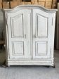 Antique French walnut Armoire from Alsace with original hardware 83½  x 67  Online