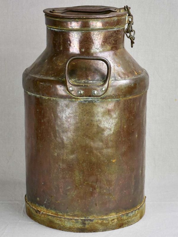 Large copper milk pot - 19th century 24½  Online Sale