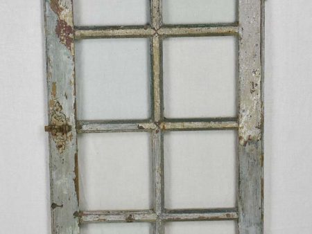 Salvaged 18th Century Louis XVI window - 8 panes 23¾  x 43¾  on Sale