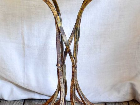 Antique French riveted  Eiffel  garden table Supply