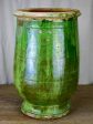 Antique French olive jar with green glaze -Tournac, France 25¼  Hot on Sale