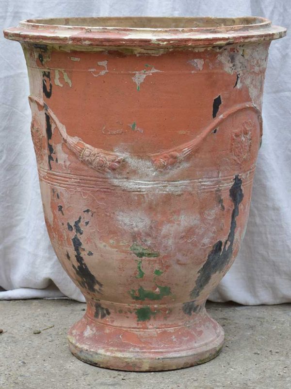 Large antique terracotta Anduze urn 31  Online Sale