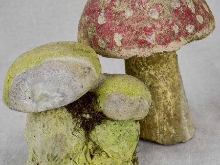 Early 20th Century cement mushrooms Cheap