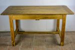 Antique French farm table with drawer Online