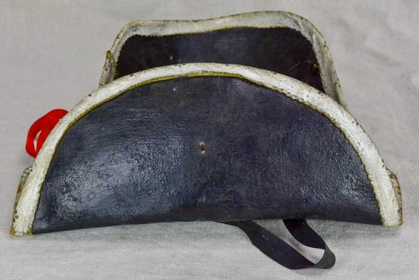 Antique French military bicorne hat - costume Discount