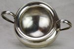 19th Century English sugar bowl - silver plate Elkington & Co 6  diameter For Cheap