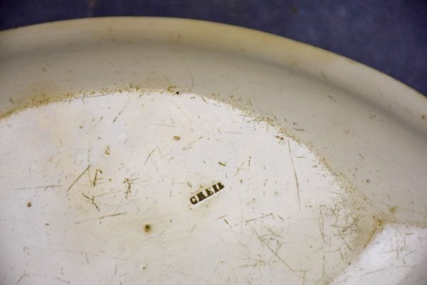 18th Century Creil presentation dish - boat shaped Online