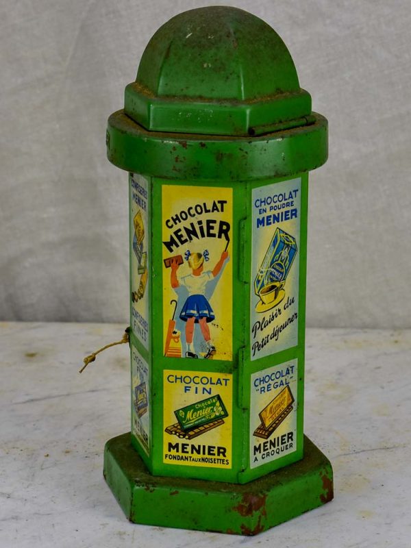 French  Chocolat Menier  money box - 1950 s Supply