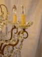 Late 19th Century crystal and bronze floor lamp 72¾  Online