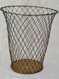 Mid century iron waste paper basket and in-tray Discount