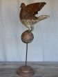 Antique French lightning rod pigeon on Sale