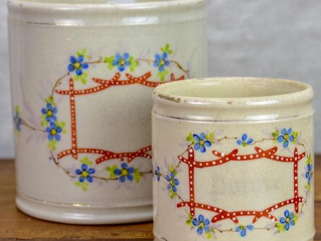 Two 19th Century French pots - salt and pepper Cheap