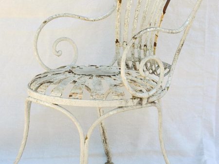 Antique French garden armchair - sunflower seat Online Sale