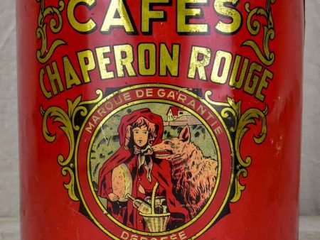 1930 s Tole lithograph coffee tin - large Online