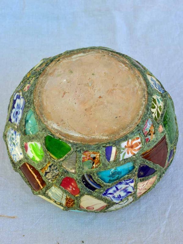 1920 s pot plant holder - mosaic 12¼  Online Sale