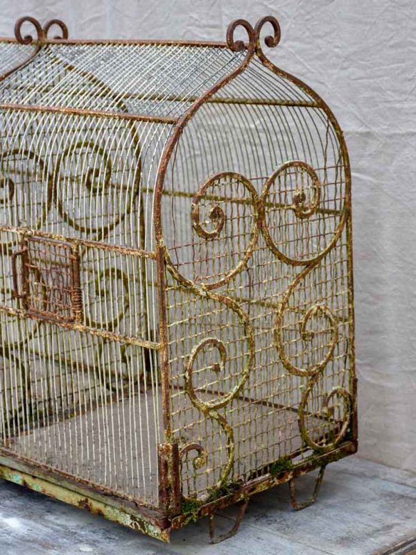 Very large antique French birdcage For Cheap