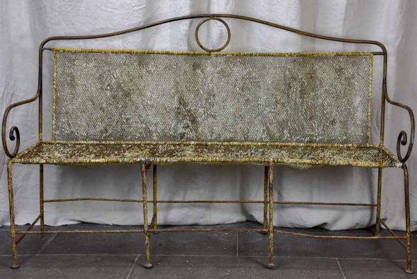 Late 19th Century French garden bench seat Online Hot Sale