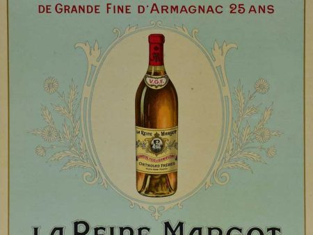 Early 20th Cenutry Arrmagnac poster - La Reine Margot 9¾  x 13¾  Online