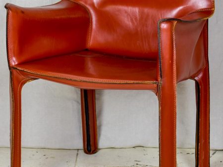 Vintage Bellini leather armchairs - 4 available Online