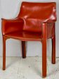 Vintage Bellini leather armchairs - 4 available Online