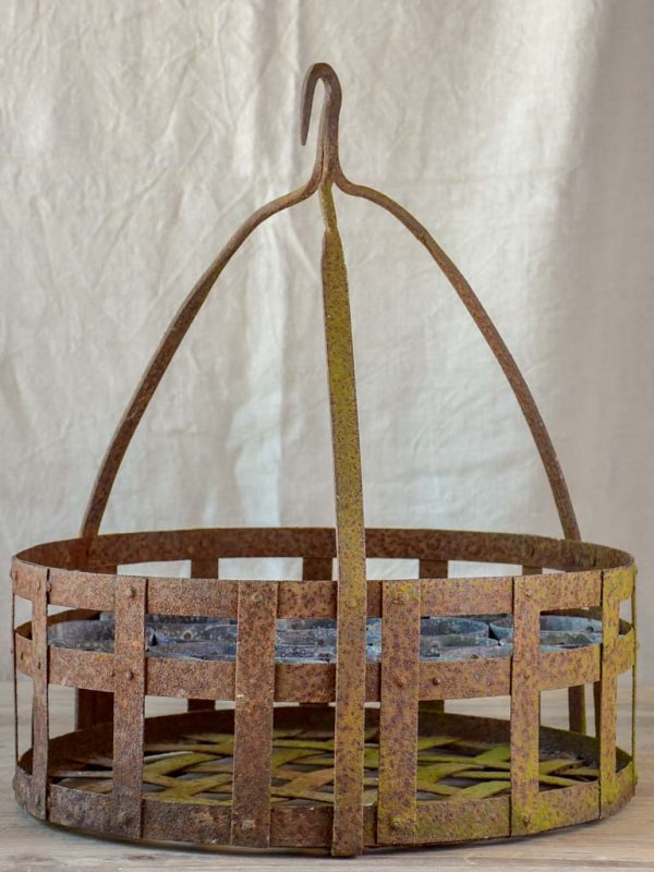 Large antique French bottle holder for a well Online Hot Sale