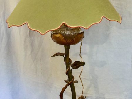 Antique Bronze table lamp - poppy Online Sale