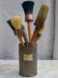 Collection of vintage paint brushes in a tin For Cheap