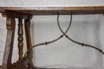 Late 17th Spanish walnut console   writing table 32¾  x 49½  For Sale