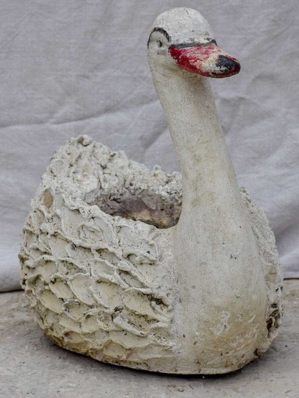 1960 s swan garden planter - French Supply